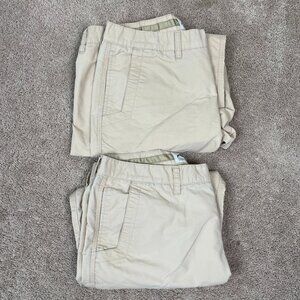 Mountain Khakis Pants Men 34x33 Tan Signature Lightweight Outdoor Hike Lot of 2